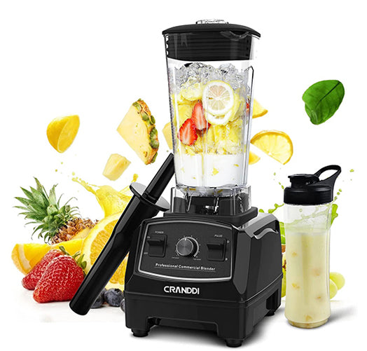 CRANDDI Professional Blender,1500 Watt Commercial Blenders for Kitchen with 70oz BPA-Free Pitcher and Self-Cleaning, Countertop Blenders for Shakes