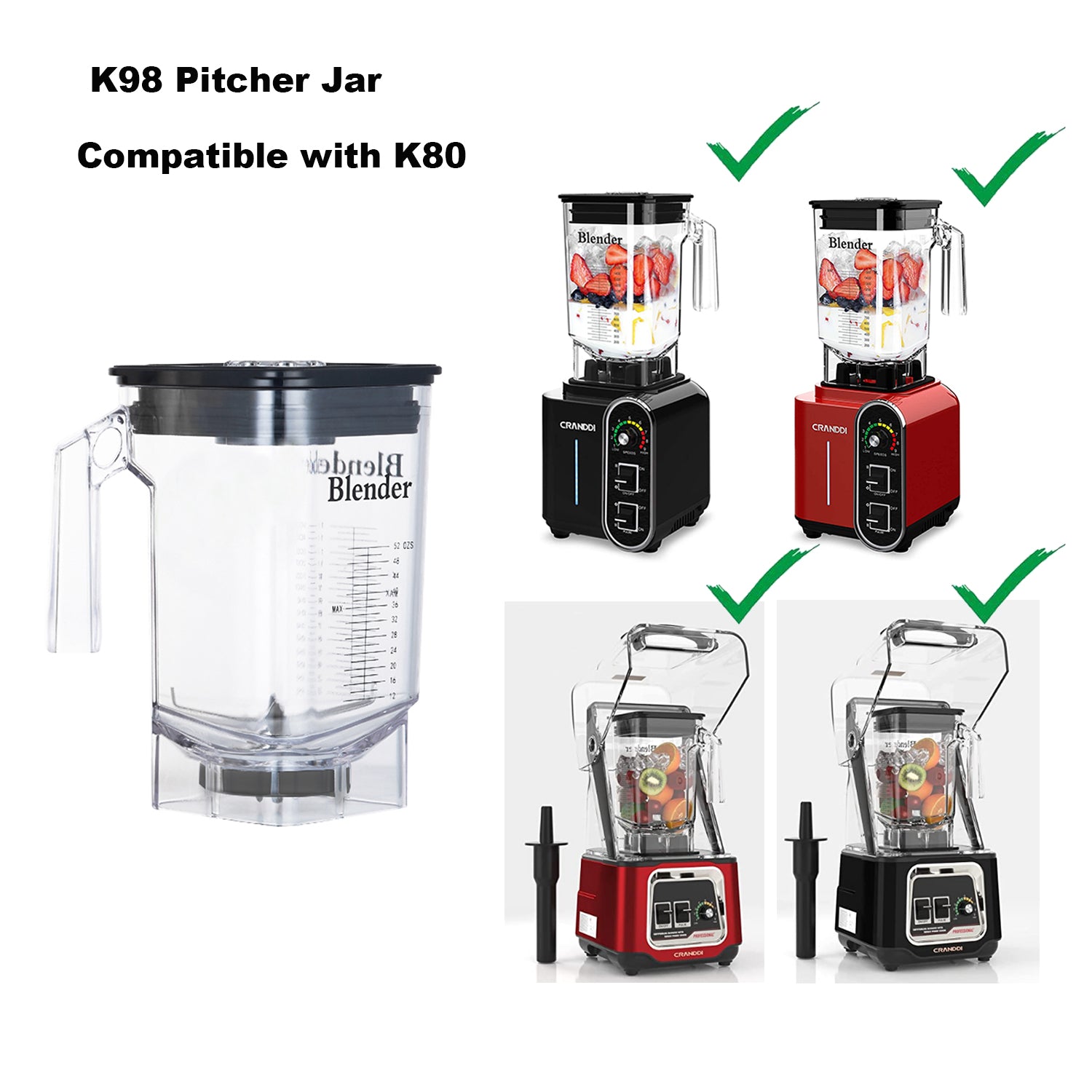 Ade Blender and grinder accessories 2in1 - ADE KA1823